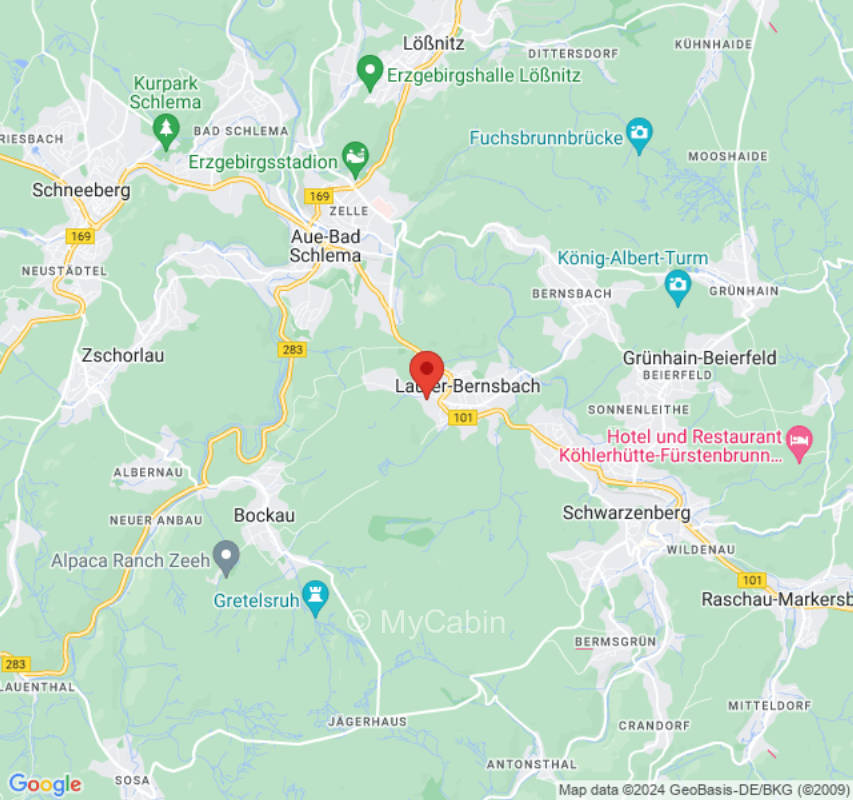 "Parken im Wohngebiet am Waldrand", privater Stellplatz in LauterBernsbach
