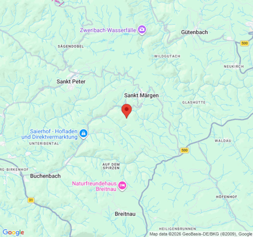 Ein Bett im Schwarzwald