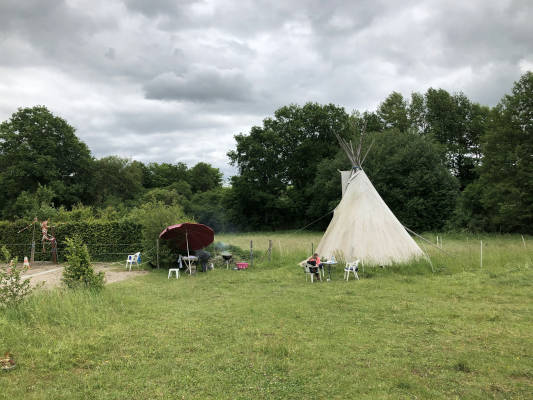 Tipicamp in the valley