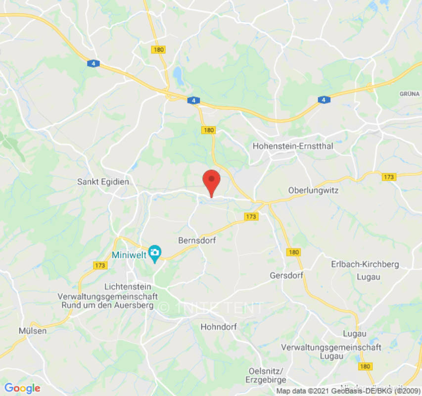 Zeltplatz in Bernsdorf, privater Stellplatz