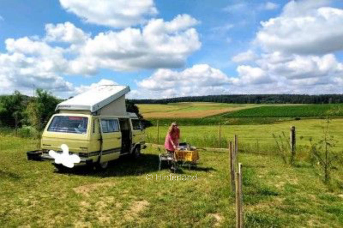 Camping an der Alpakaweide