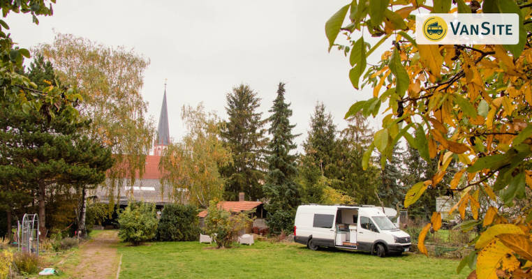 Gartenwiese auf dem Weingut
