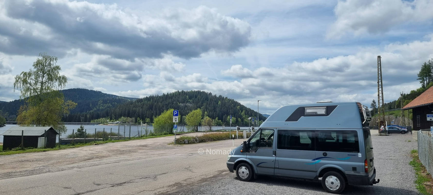 Am schluchsee mit feldbergblick