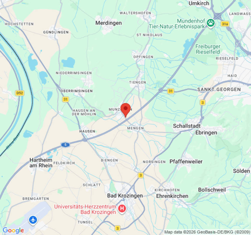 Wiese am Weingut bei Freiburg