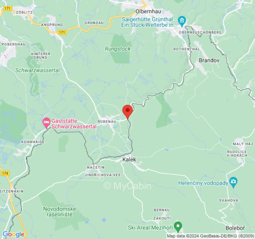 Bergbachübernachtung an der tschechischen Grenze