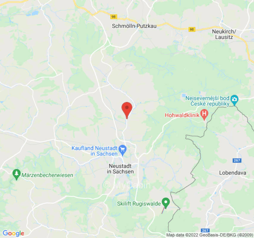 grüne Wiese am lauschigen Bach - zwischen Sächsischer Schweiz und Lausitzer Bergland