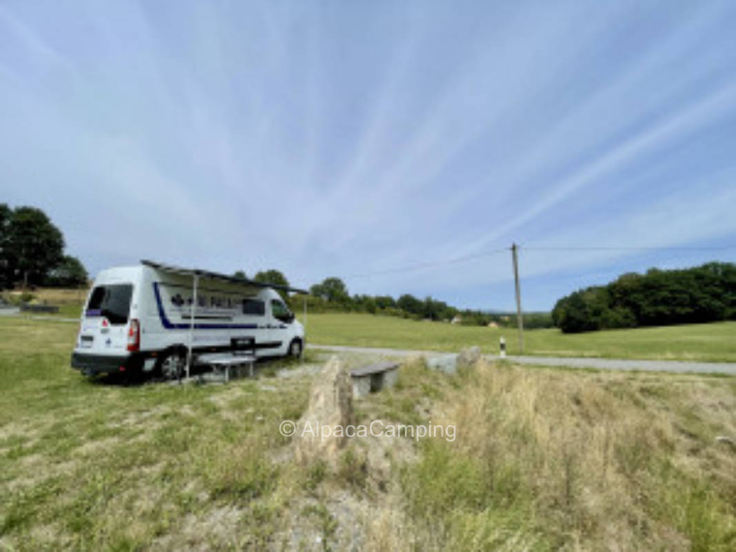 Single parking space in Saxon Switzerland