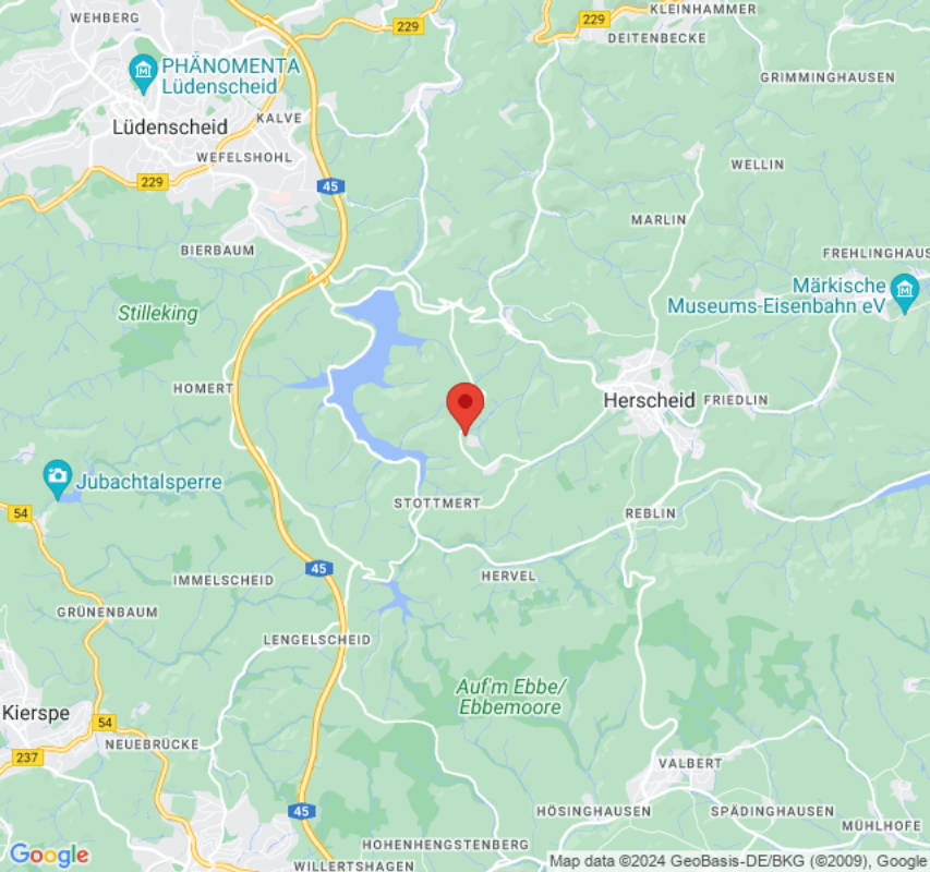 Stellplatz mit Blick auf die (Pferde-)wiese