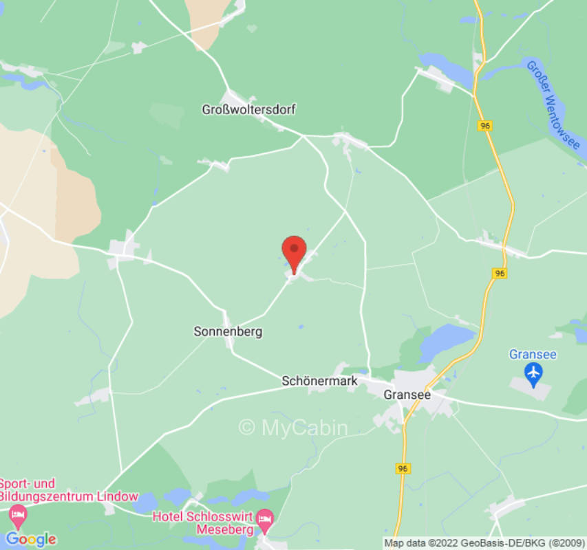 Square with a view of the landscape Märkische