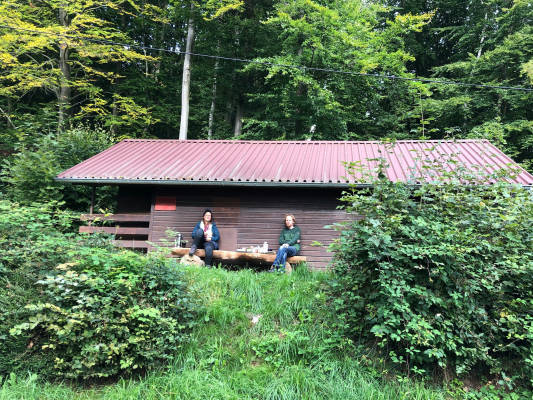 Wooden house for 2 morning coffee lovers