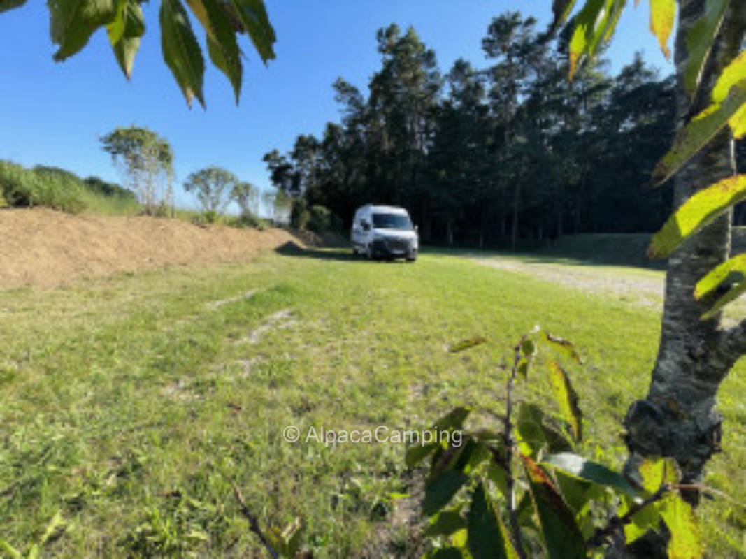 Stellplatz mit Blick auf's Feld #3