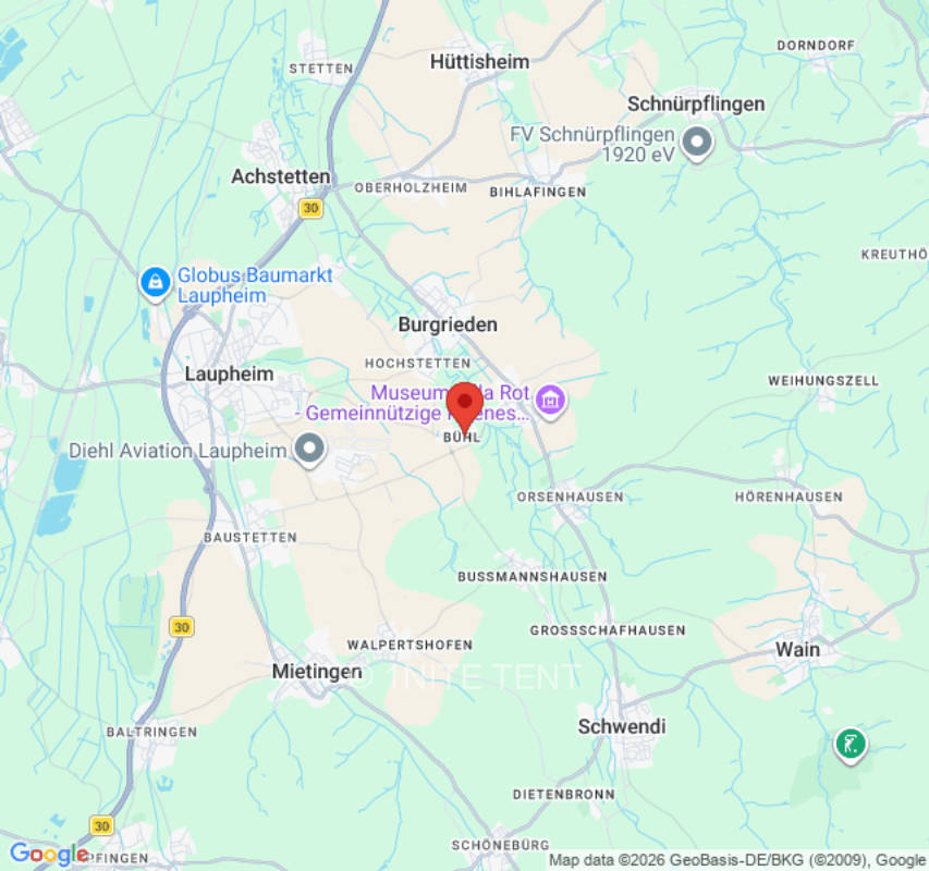 Zeltplatz in Burgrieden