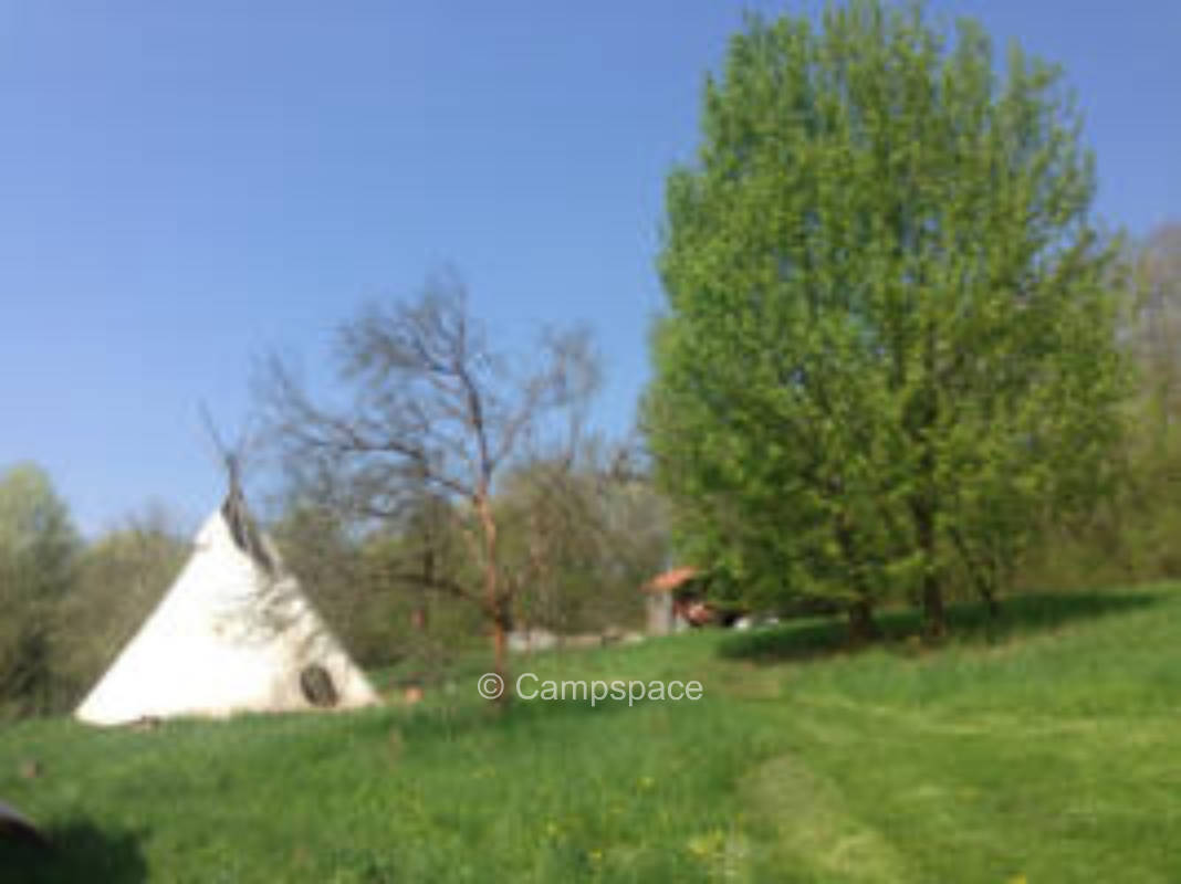 Camping near the nature reserve Meißner