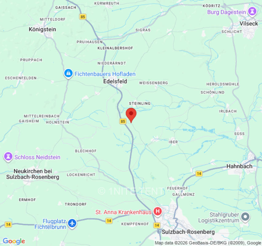 Zeltplatz in Edelsfeld