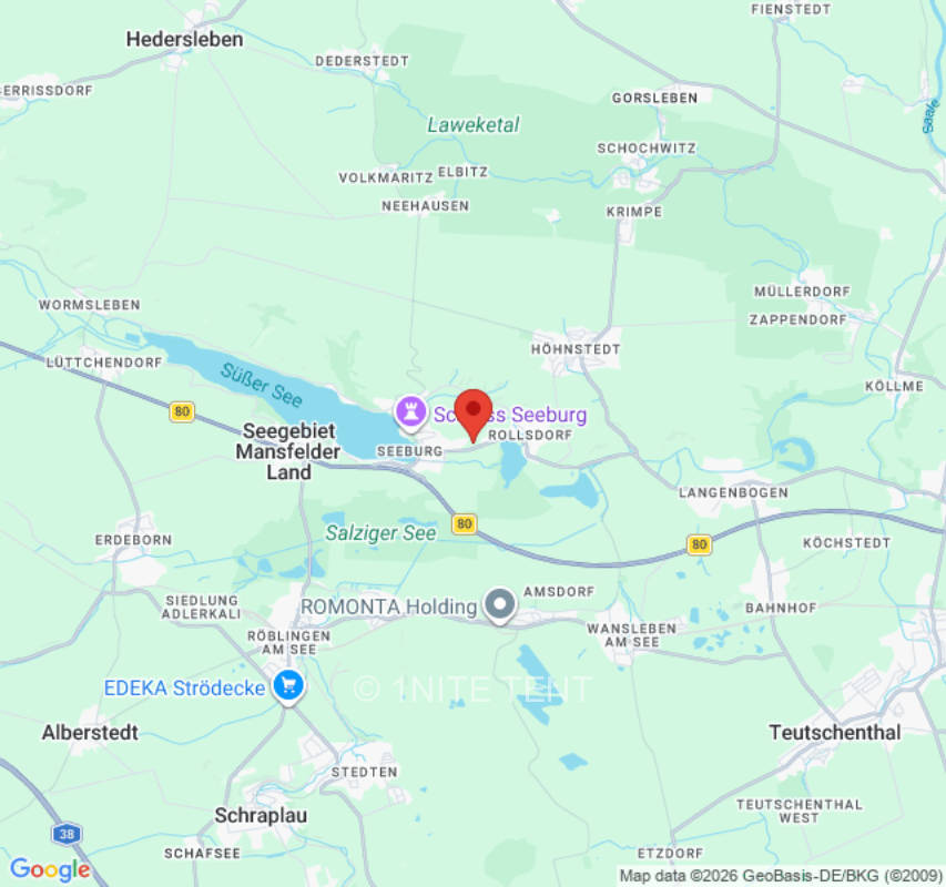 Zeltplatz in Seegebiet Mansfelder Land