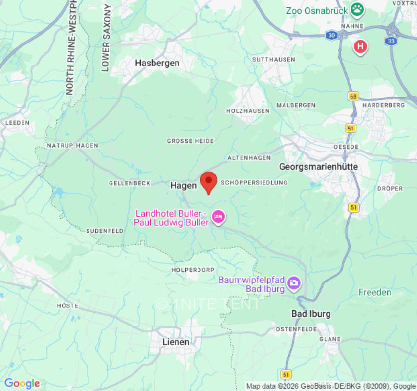 Zeltplatz in Hagen am Teutoburger Wald