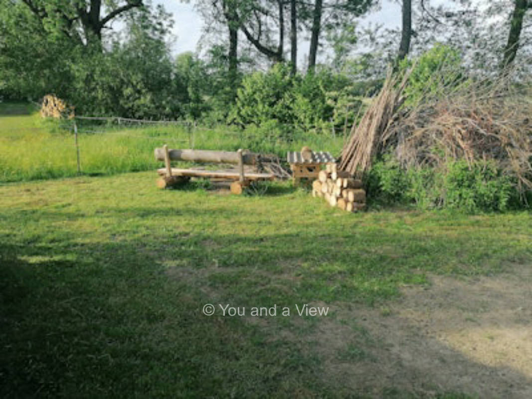 Fernsicht bis zu den Alpen