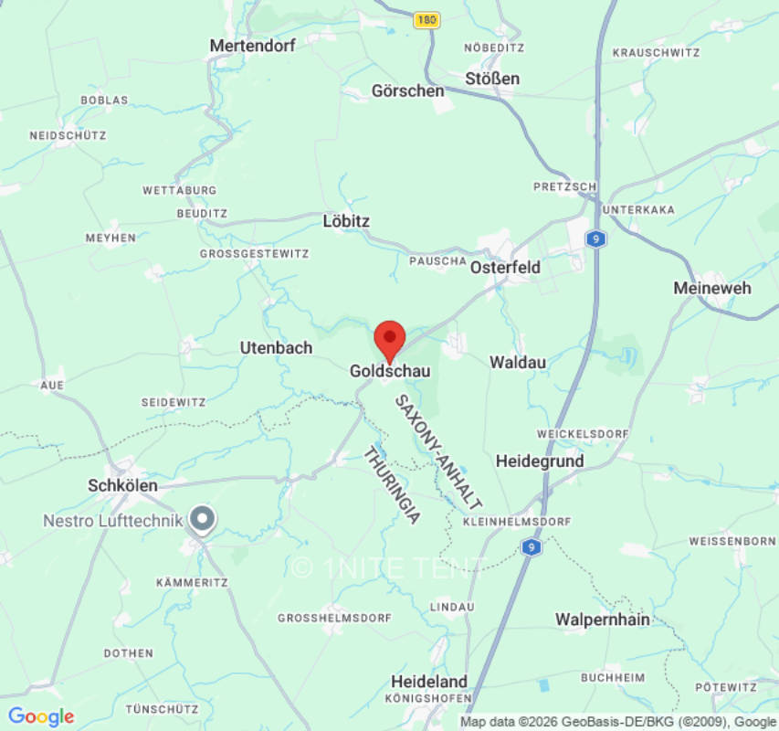 Zeltplatz in Goldschau