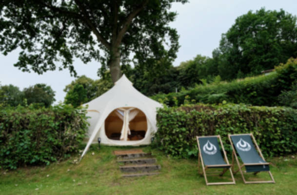 The fairy tale!  (Glamping tent)