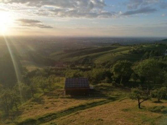Perfekter Blick über die Rheinebene bis ins Elsass