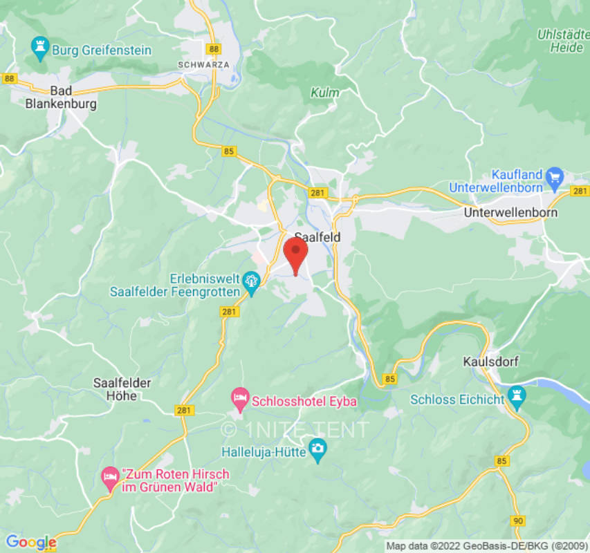 Campground in Saalfeld/Saale