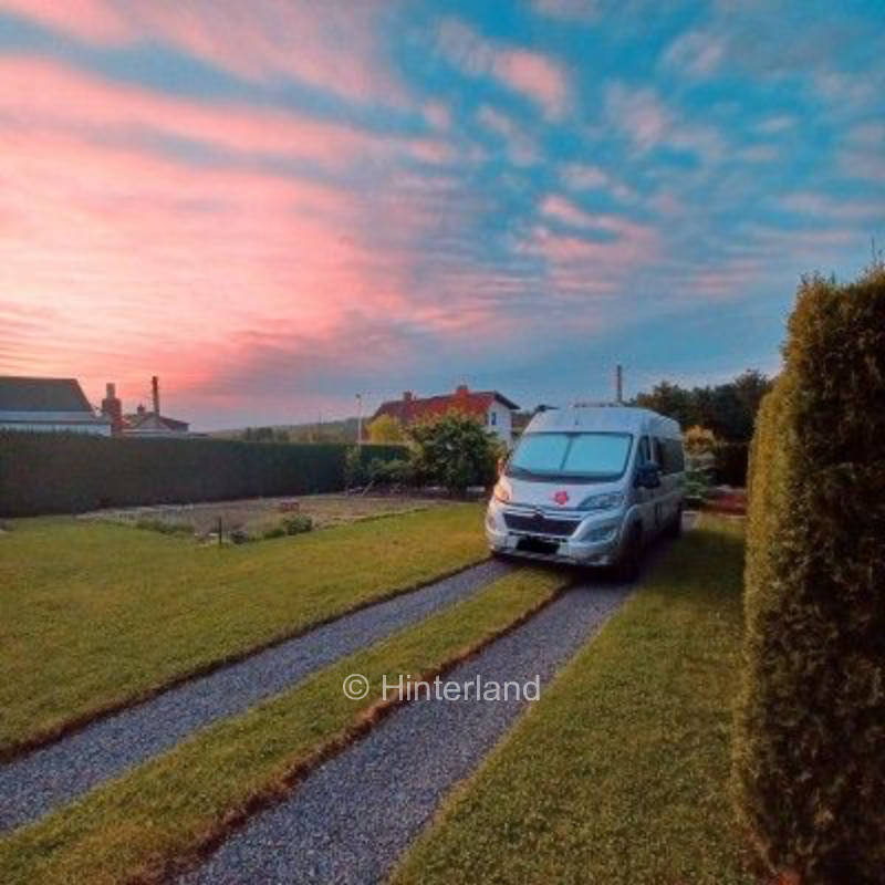 Gemütlich Campen im Garten bei der Aumatalsperre