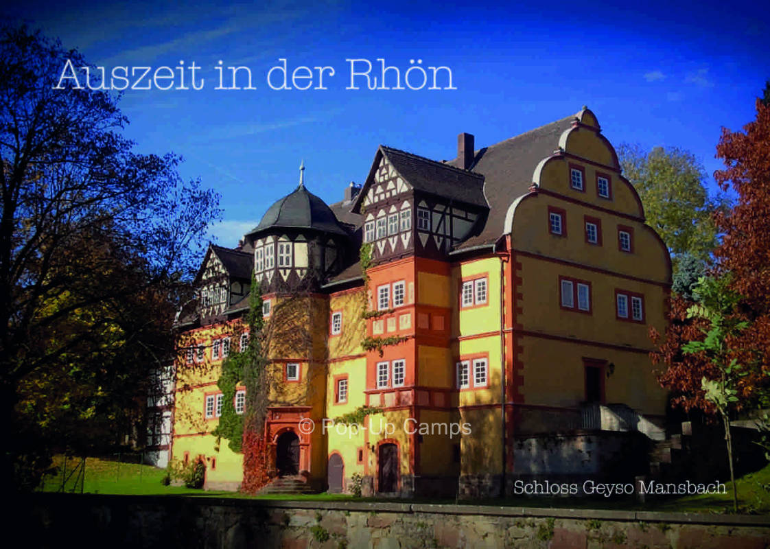 Camper & Zelt am Geyso-Schloss in Hohenroda