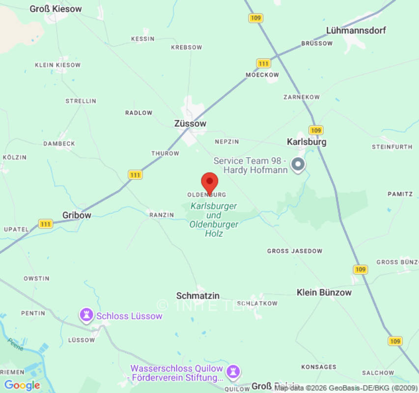 Zeltplatz in Züssow