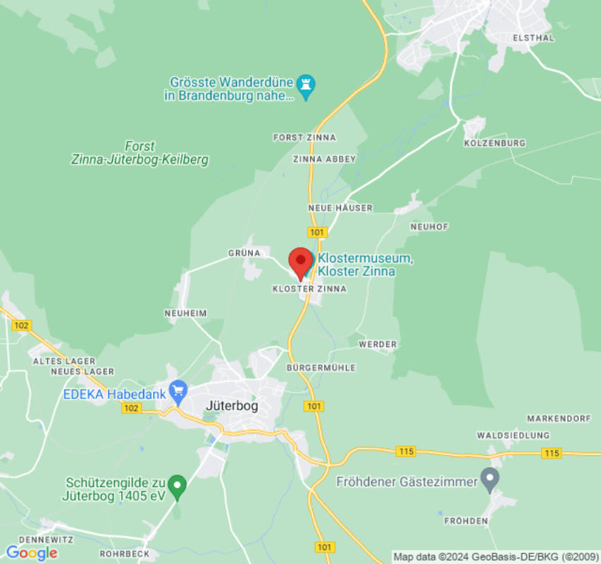 Camperstellplatz im Grünen an der Fläming Skate