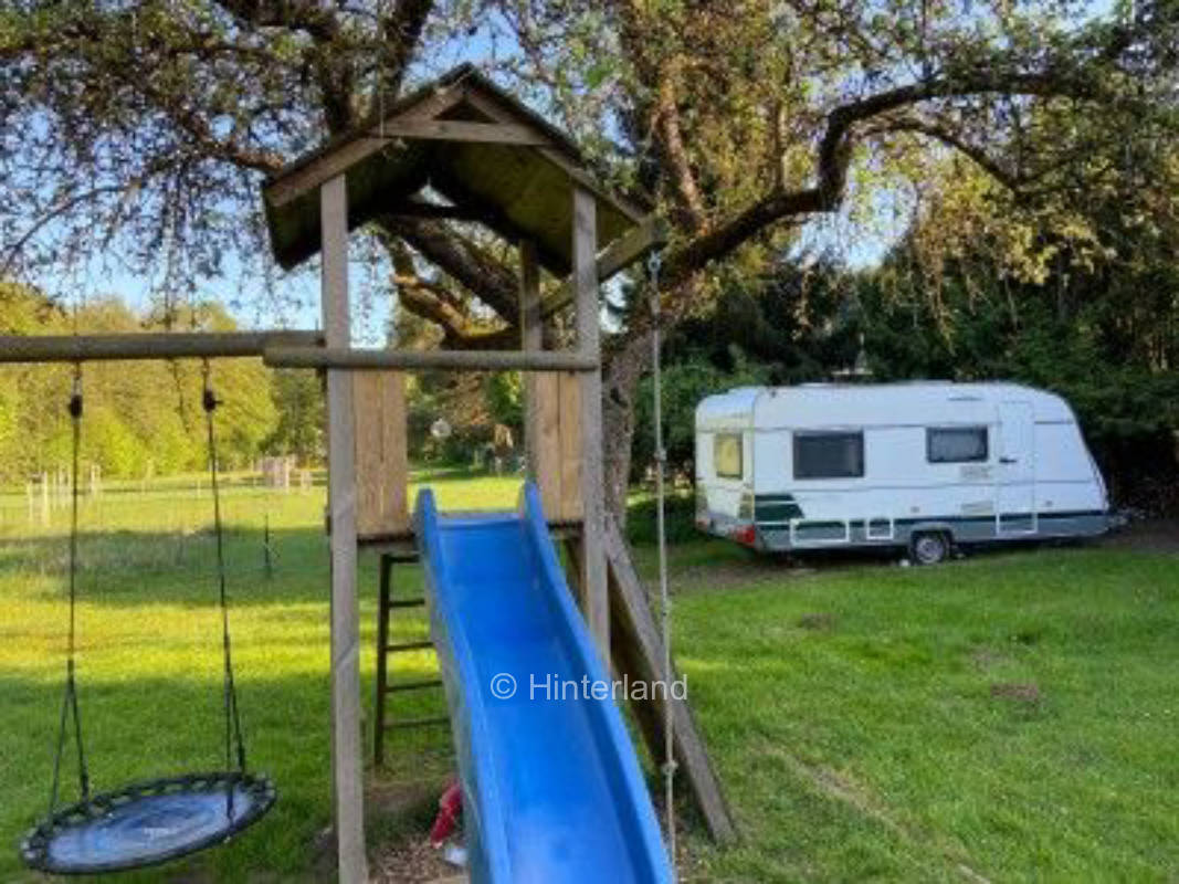 Naturcamping direkt an der Urft am Rand der Eifel