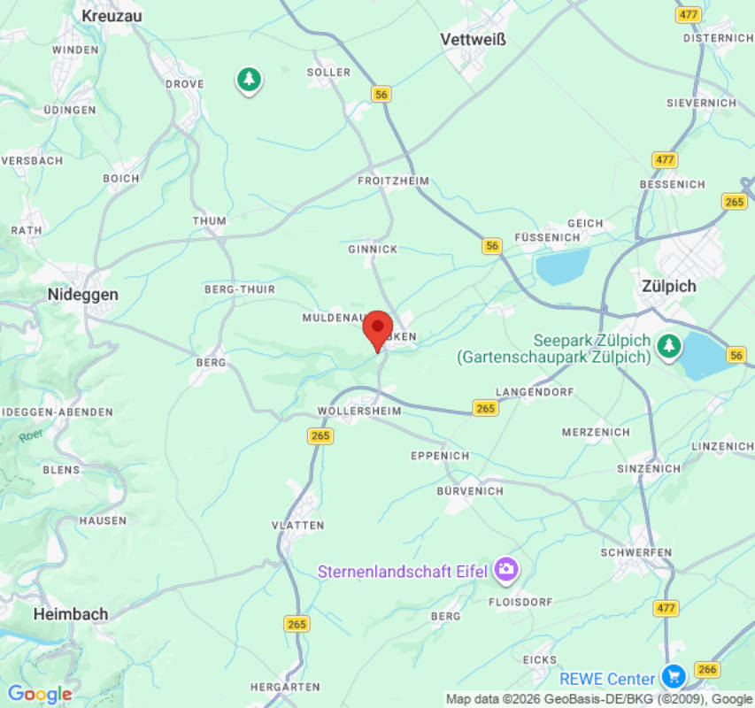 Idyllischer Mühlenhof in der Eifel