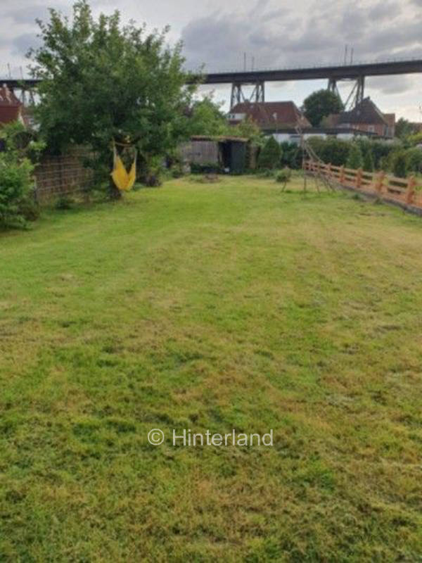 Schlafstelle an der Rendsburger Hochbrücke 
