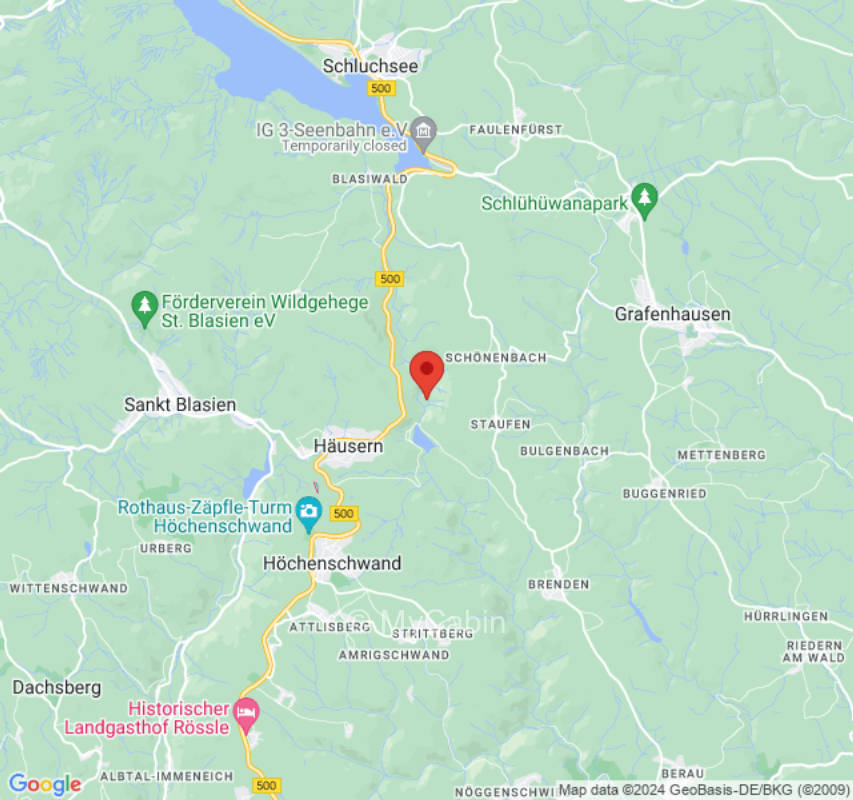 Waldrandparkplatz im Schwarzwald