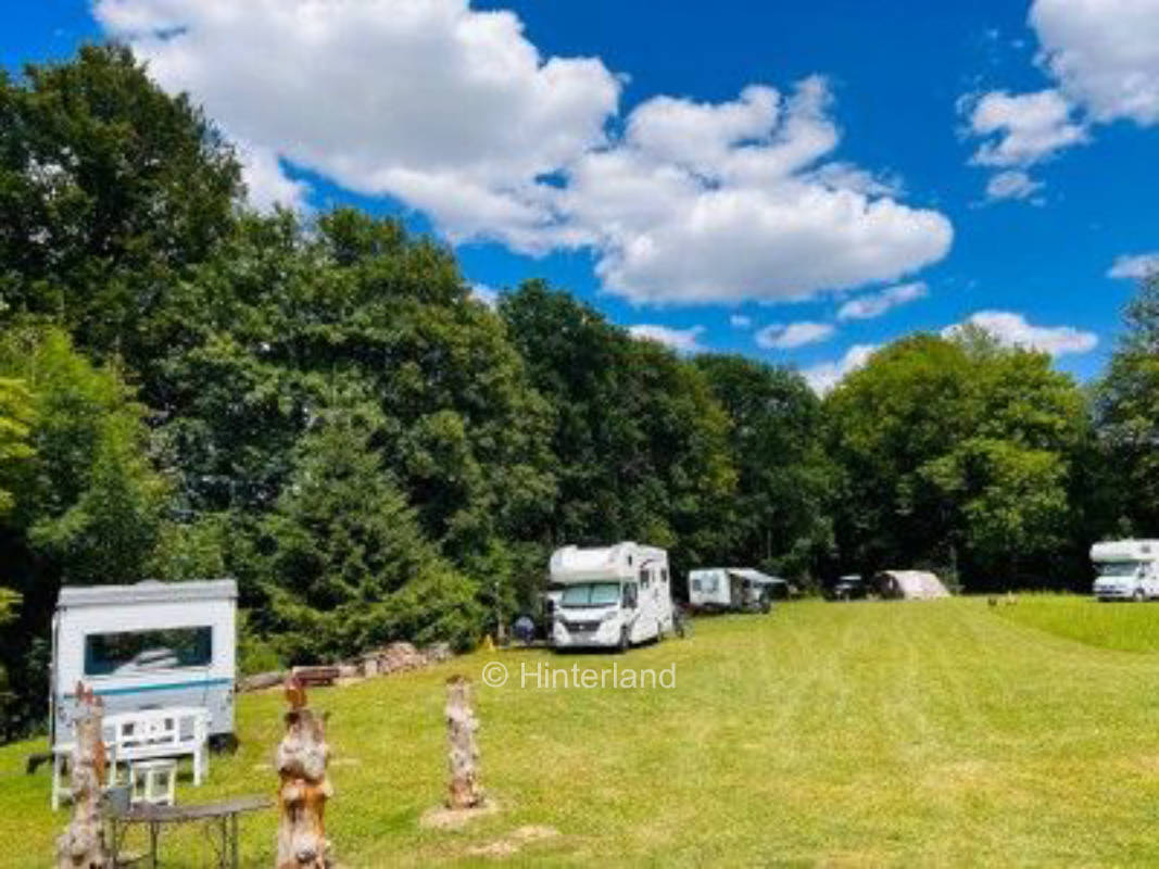 Stellplätze im Weserbergland mit Naturpool(kalt)