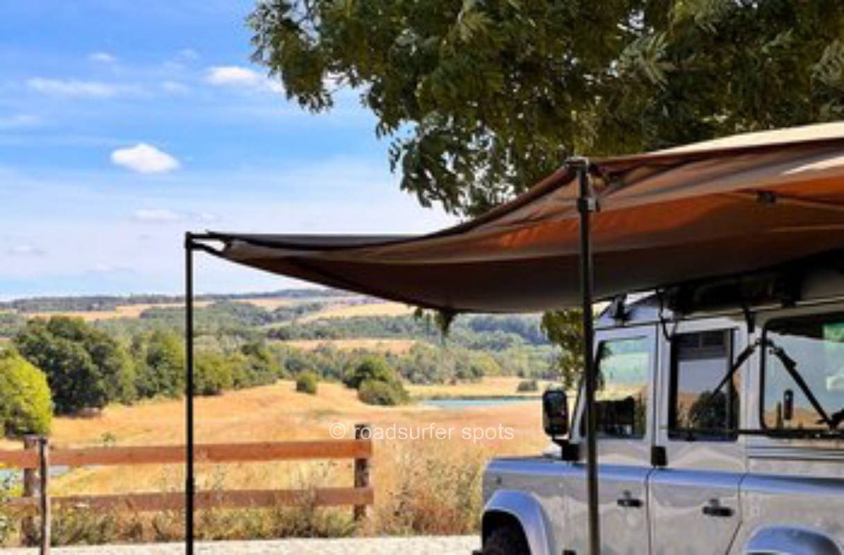 Camping zwischen Wald und Wiesen am Rittergut