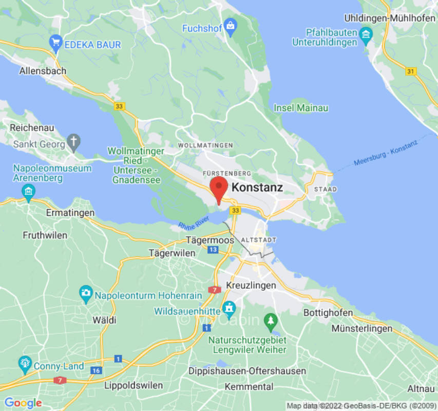 Idyllic meadow orchard in the Hegau region