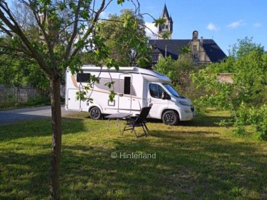 Alone location in the greenery on the outskirts of Quedlinburg