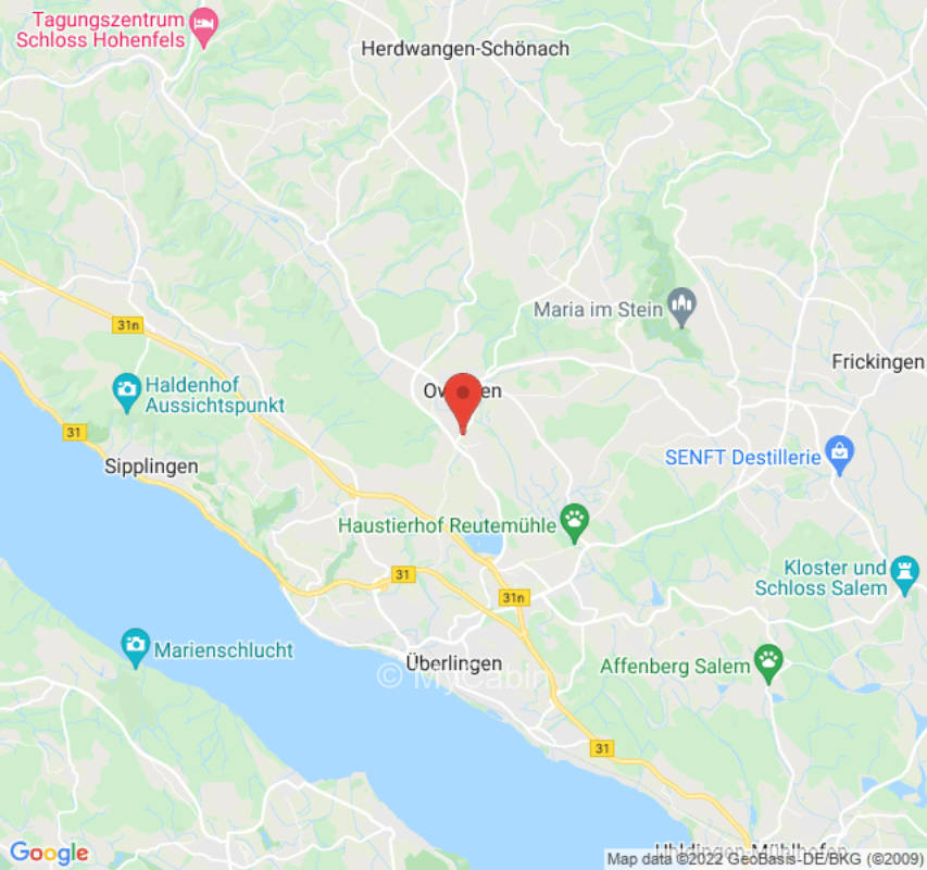 Horse farm on the edge of the Auental not far from Lake Constance