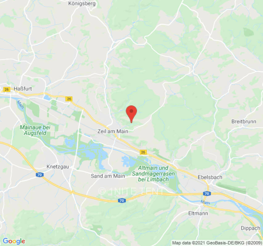 Zeltplatz in Zeil am Main