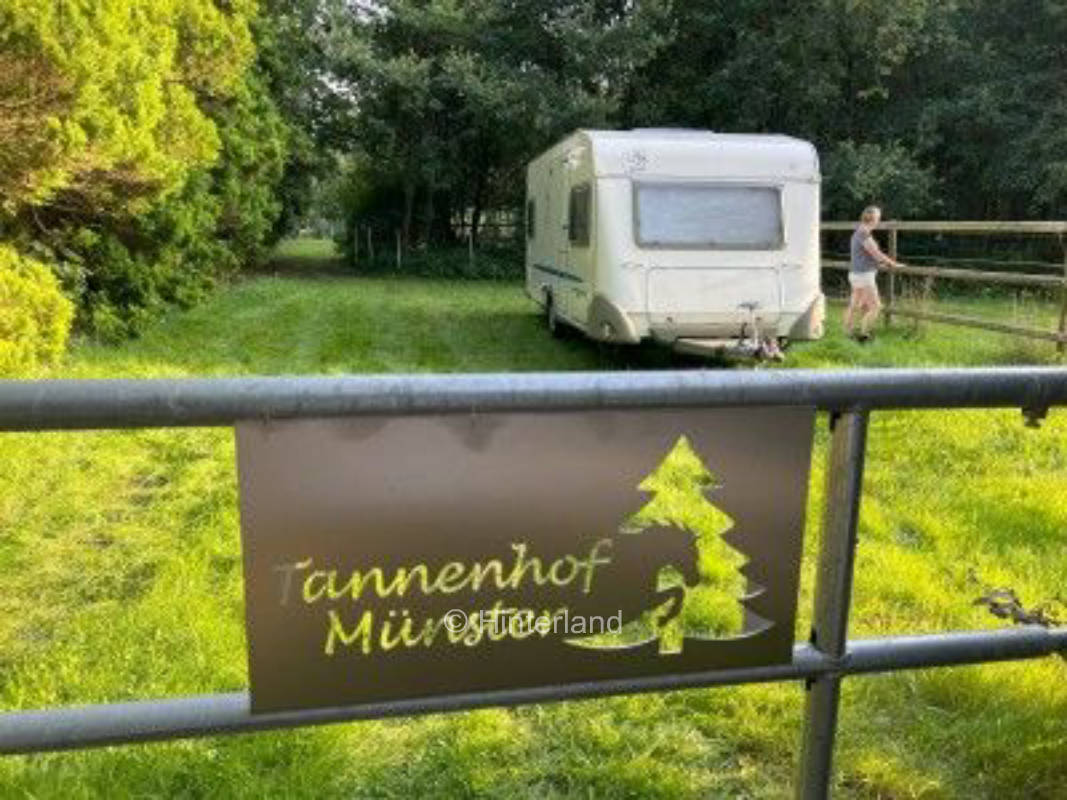 Auf dem Bauernhof zwischen Wiese und Wald