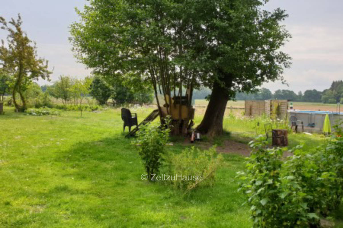 Ob Zelt oder Bulli, herzlich Willkommen in unserem Garten.
