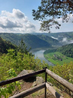 Camping above the natural wonder of Danube Loop