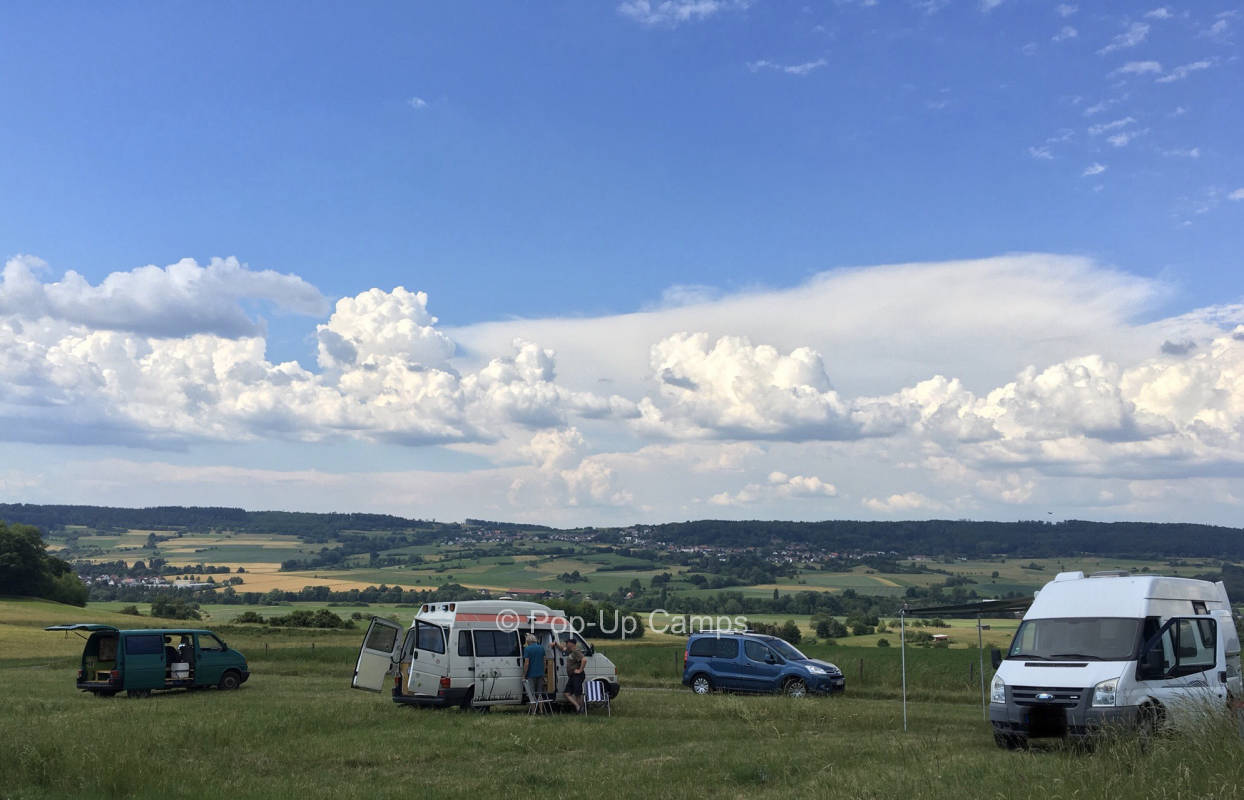 Eindrucksvoller Stellplatz für autakte Camper in Rabenau