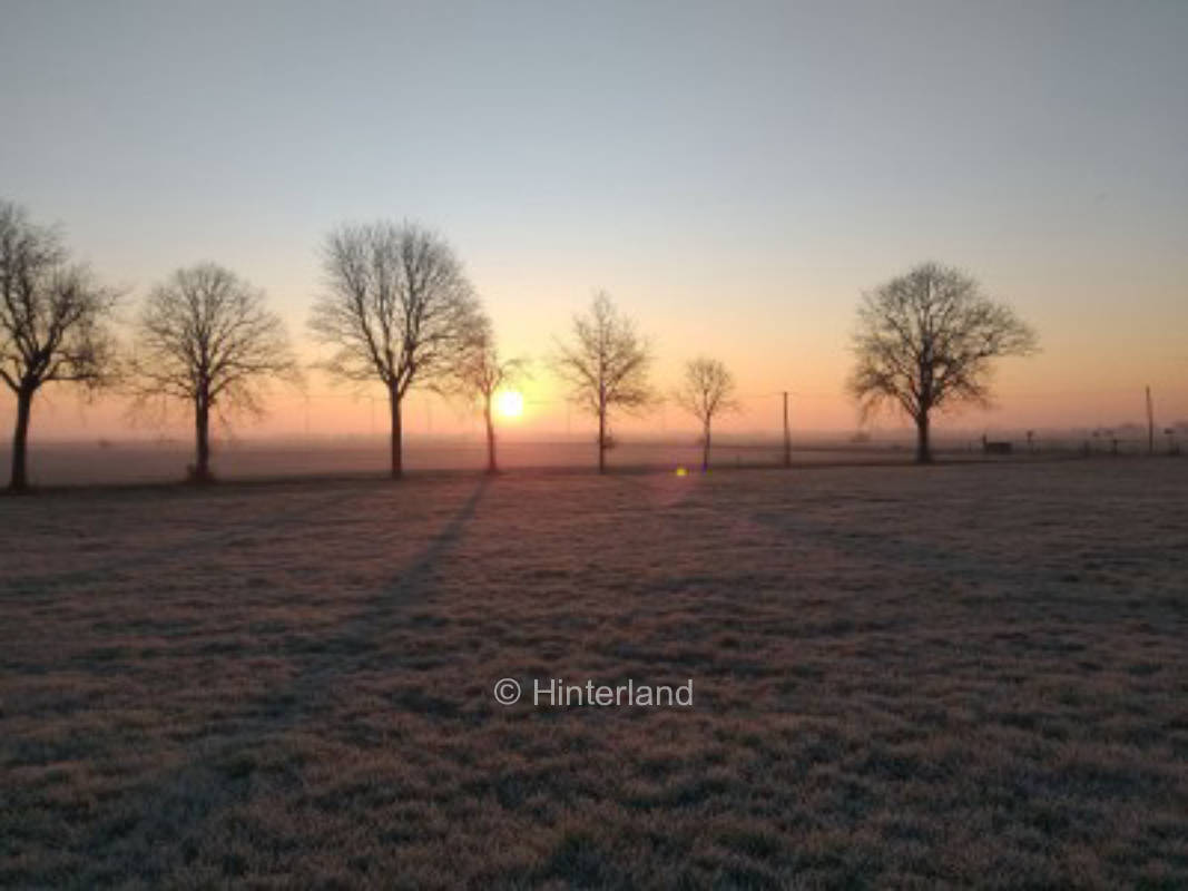 Pitch on historic Gulfhof on the dike