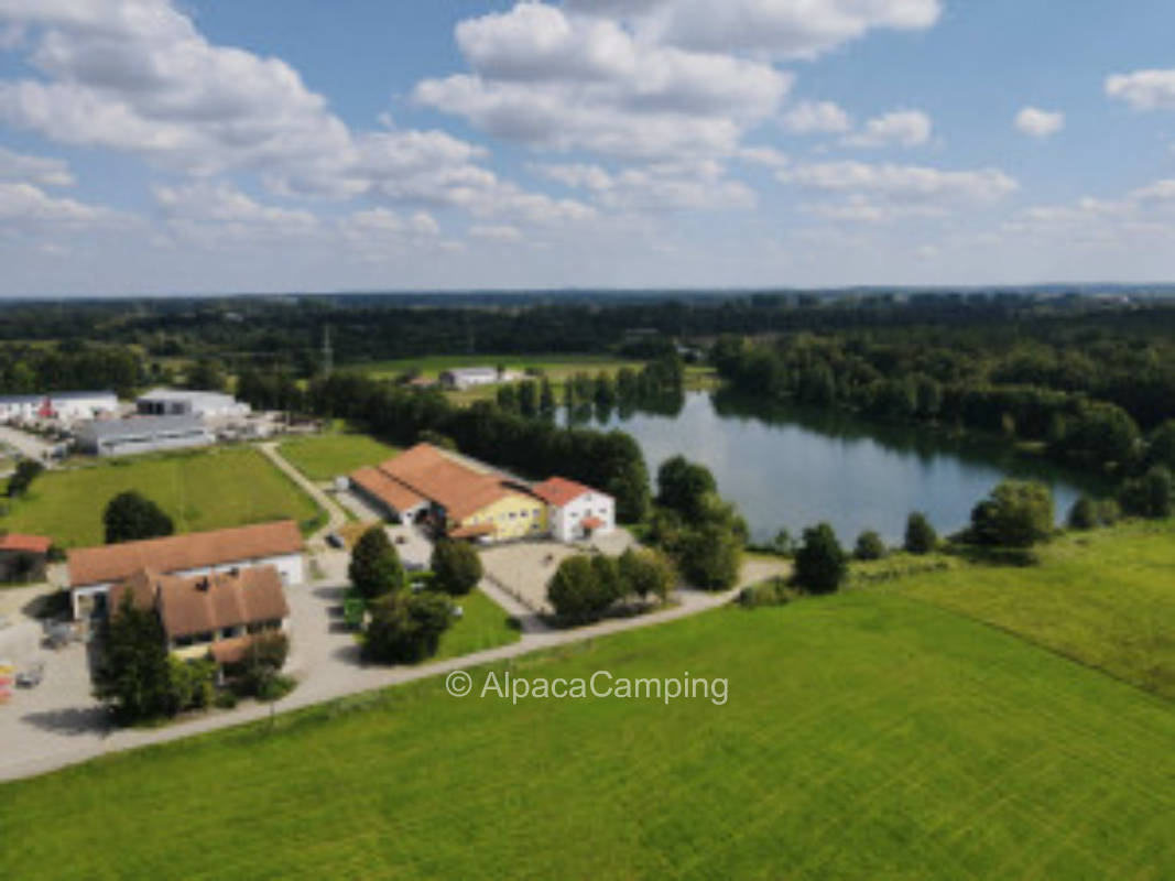 Favorite place in agricultural farm with lake #2