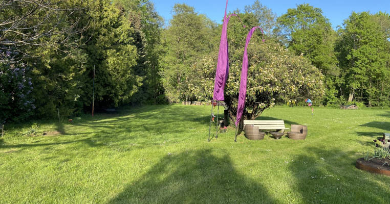 Nature camping directly on the Urft on the edge of the northern Eifel