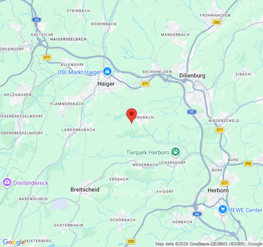 Platztyp für 6 Personen (Campspace 29566)