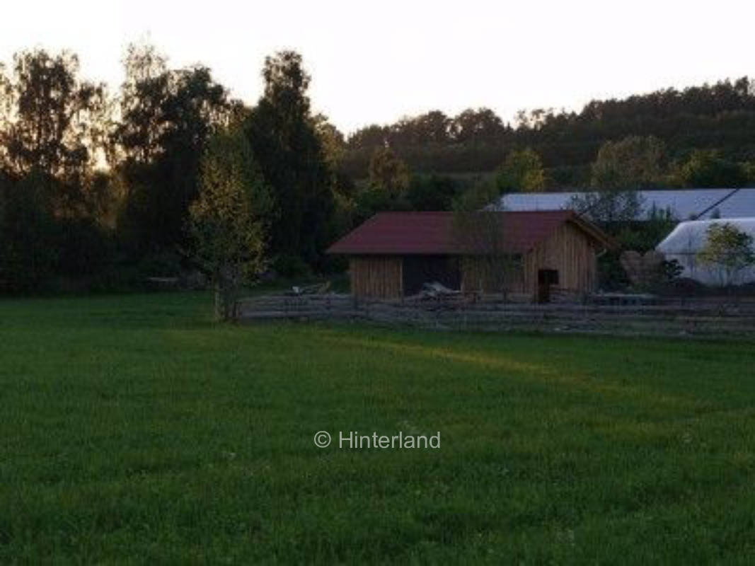 Weitblick in der Gartenbaumschule Engelhrdt, privater Stellplatz