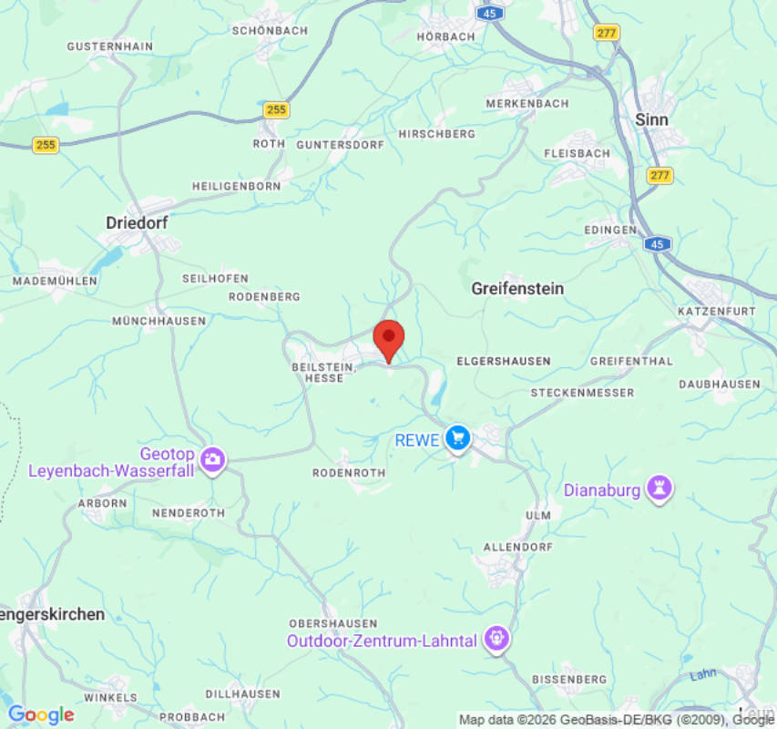 3000m² Waldgrundstück mit Bachlauf