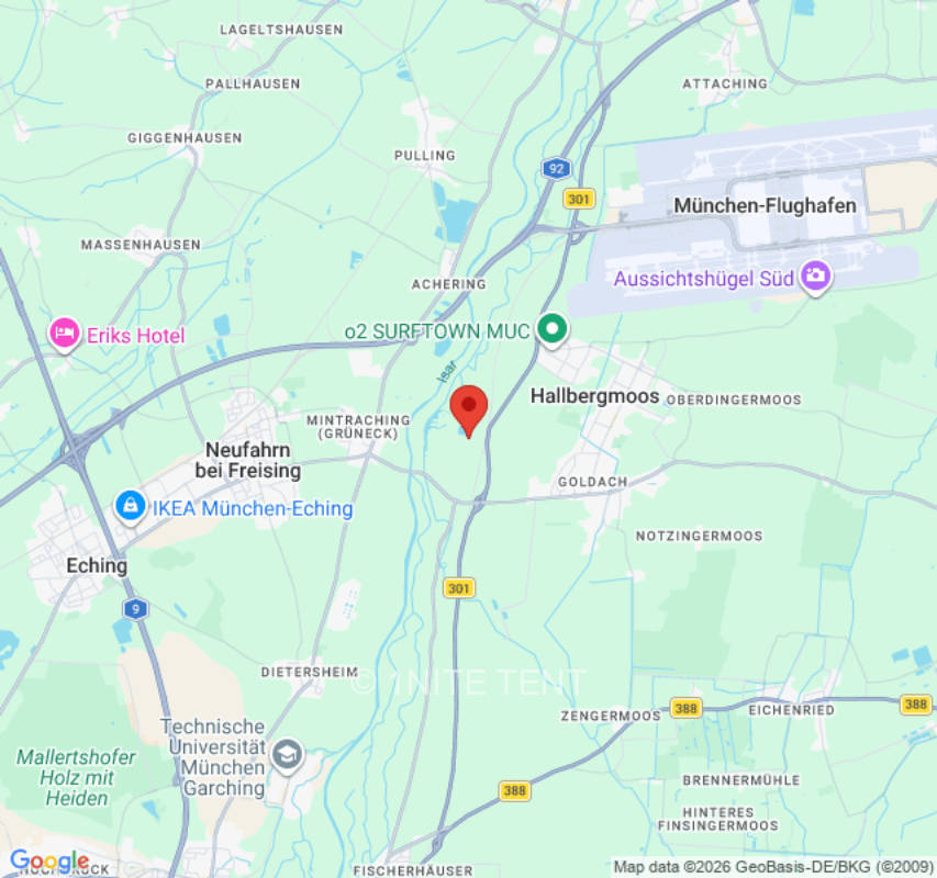 Zeltplatz in Hallbergmoos